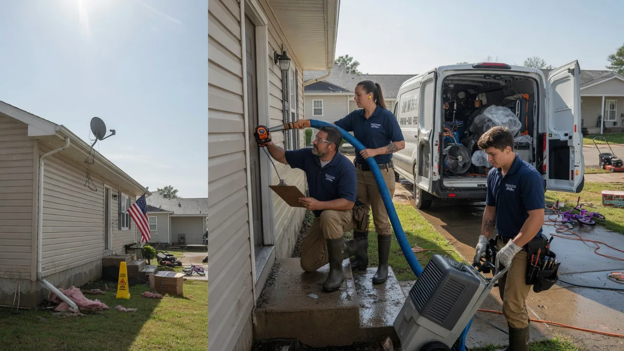 Ceiling Water Damage Restoration in Camden, OH near me